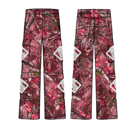 CLP BLOODY PINK CAMO CARGOS